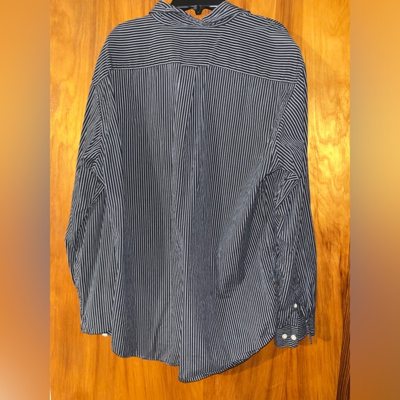 Men’s Nautical Sanded Poplin button up long sleeve - Picture 3 of 3